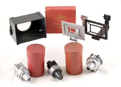 Lot 345 - Small Group of Leica Viewfinders & Hoods.