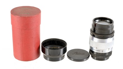 Lot 332 - An Uncommon Leica 7.3cm f1.9 Hektor L39 Lens.