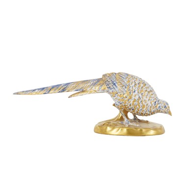 Lot 254 - A Vista Alegre hand painted porcelain model of a pheasant