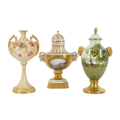 Lot 295 - A Group of Three Porcelain Vases