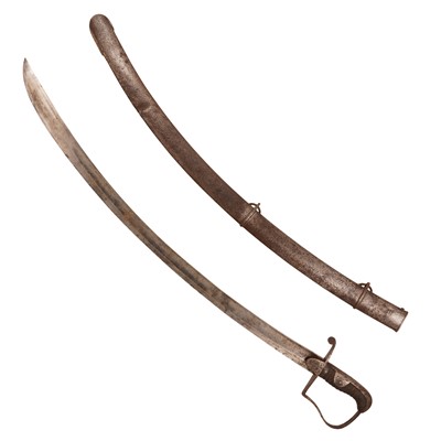 Lot 238 - A British 1796 pattern Light Cavalry non-commissioned Officer's sword and scabbard