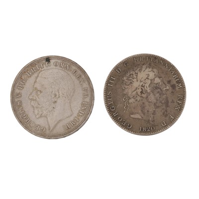 Lot 539 - GB Coins -Two Silver Full Crowns