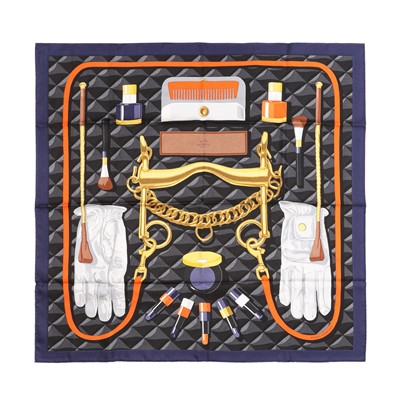 Lot 146 - Hermès 'Beaute Composee' Silk Scarf 90