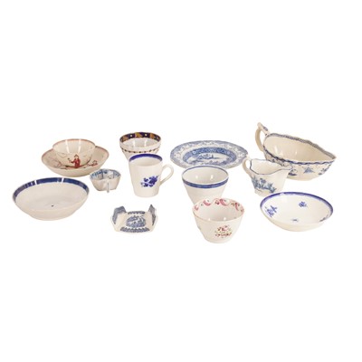 Lot 284 - A group of 18th century English porcelain
