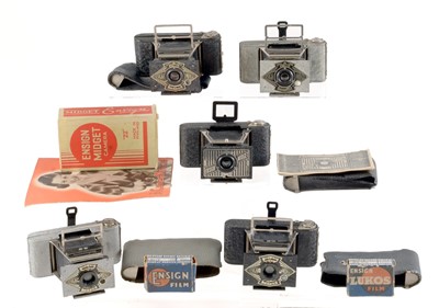 Lot 391 - Ensign Midget Camera Collection.