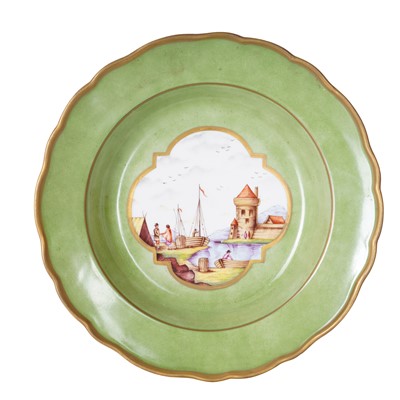 Lot 282 - A late 19th Century Meissen bowl
