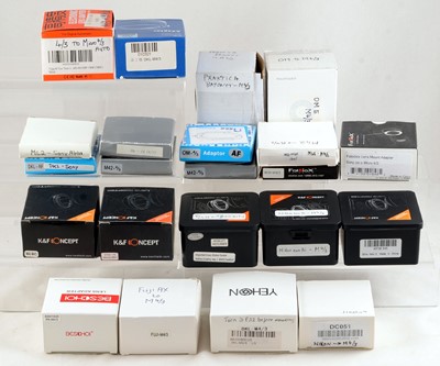 Lot 461 - A Large quantity of Micro Four Thirds Lens Mount Adapters.