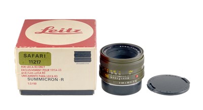 Lot 219 - Leitz Canada 50mm f2 Summicron-R Safari Lens.