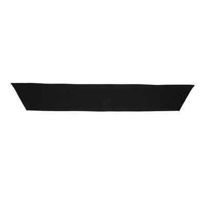 Lot 210 - Chanel Black Wool CC Narrow Scarf