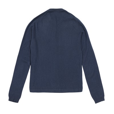 Lot 74 - Hermès Air Force Blue Cashmere Knit Twinset - Size ME