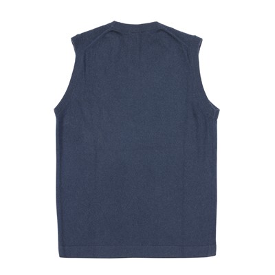 Lot 74 - Hermès Air Force Blue Cashmere Knit Twinset - Size ME