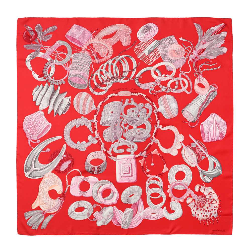 Lot 17 - Hermès 'Bracelets de Lumiere' Silk Scarf 90