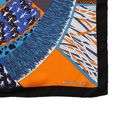Lot 67 - Hermès 'A Travers Champs' Silk Scarf 90