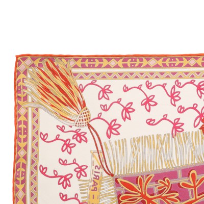 Lot 23 - Hermès 'Cavaliers du Caucase' Silk Scarf 90