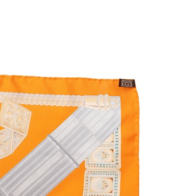 Lot 11 - Hermès 'Ceintures et Liens' Silk Scarf 90