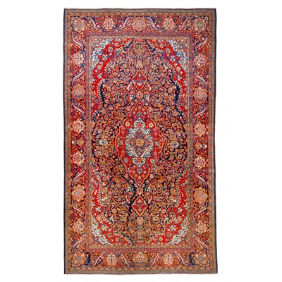 Lot 42 - A fine Kashan rug, central Persia
