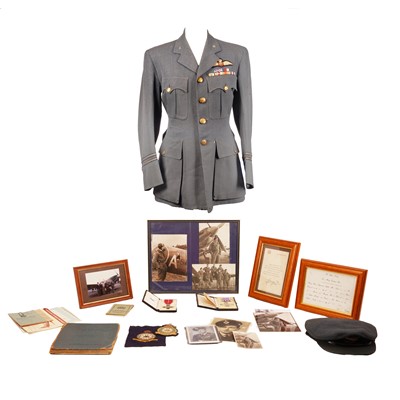Lot 236 - A collection of medals relating to RAF Squadron Leader Leonard William Feltham (1921-2009)