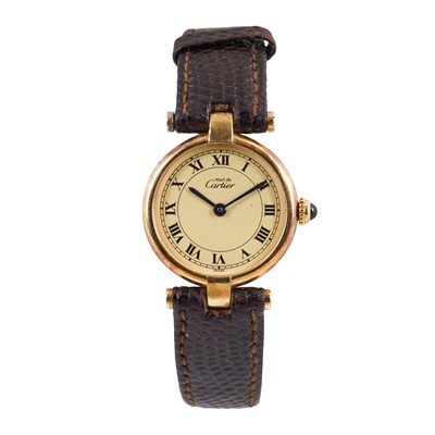 Lot 142 - Ladies' Must de Cartier 'Vendôme' Wristwatch