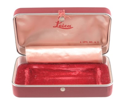 Lot 249 - Rare Hard Leitz New York Clamshell Camera Case.