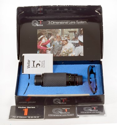 Lot 370 - Vivitar Q-DOS 3D Zoom Lens Set.