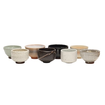 Lot 47 - A group of Japanese 'chawan' tea bowls, 20th/21st century