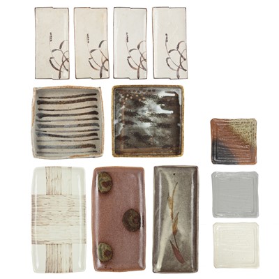 Lot 45 - A large group of Japanese dishes, 20th/21st century