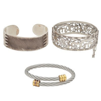 Lot 408 - Three bangles