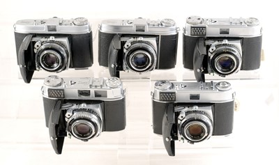 Lot 400 - Two Kodak Retina Ib & Three IB Cameras.