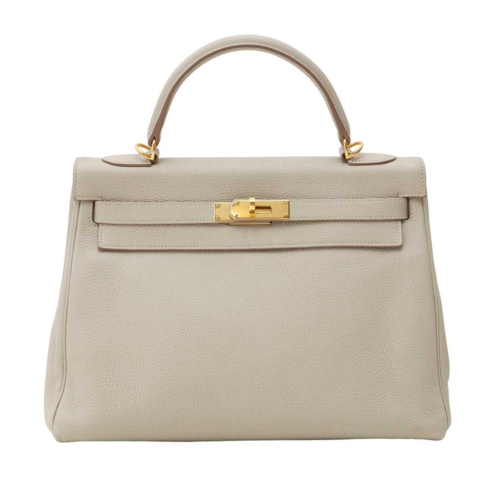 Lot 53 - Hermès Gris Perle Togo Kelly Retourne 32