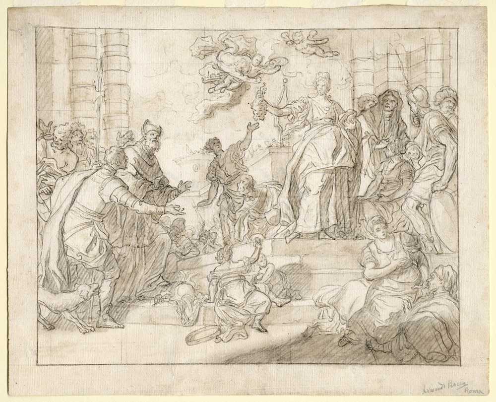 Lot 18 - Attributed to Francesco de Mura (Italian, 1696-1782)