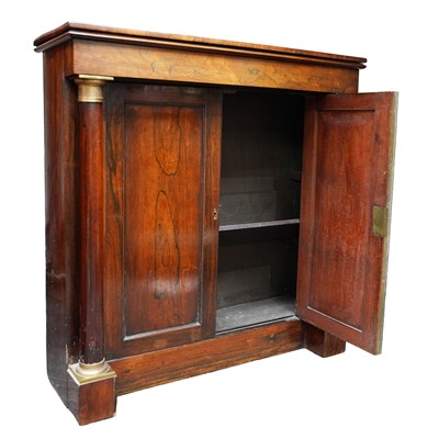 Lot 3 - A Regency rosewood chiffonier of small proportions