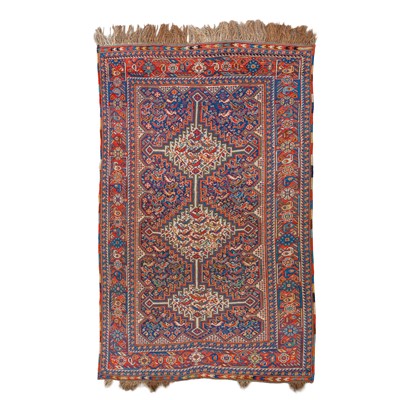 Lot 13 - A fine antique Hamseh large rug, south-west Persia