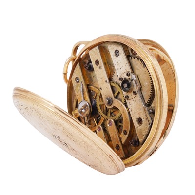 Lot 26 - Late 19th Century - Adapted Full Hunter Fob Watch