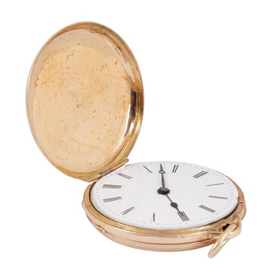 Lot 26 - Late 19th Century - Adapted Full Hunter Fob Watch