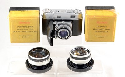 Lot 402 - Kodak Retina IIIc Outfit.