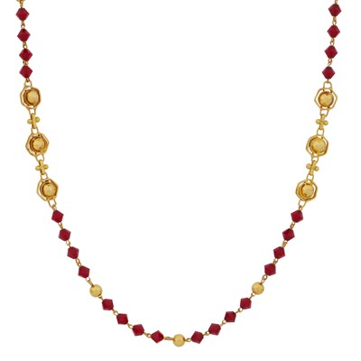 Lot 160 - A bead necklace
