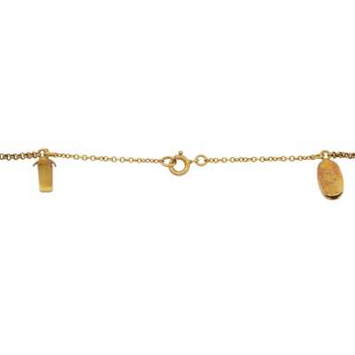 Lot 7 - A pearl draperie necklace