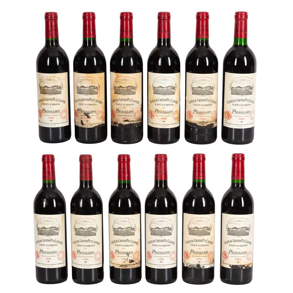 Lot 34 - Chateau Grand-Puy-Lacoste 1990 - 12 bottles