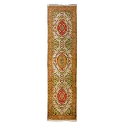 Lot 21 - A fine Tabriz runner, north-west Persia