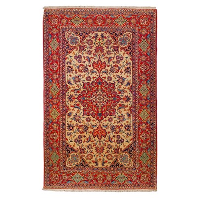 Lot 76 - A very fine Isfahan rug, central Persia