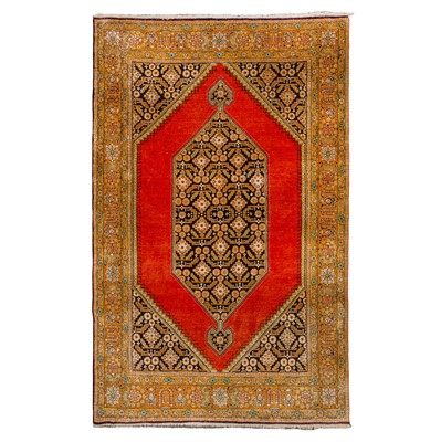 Lot 77 - A very fine silk Qum rug, central Persia