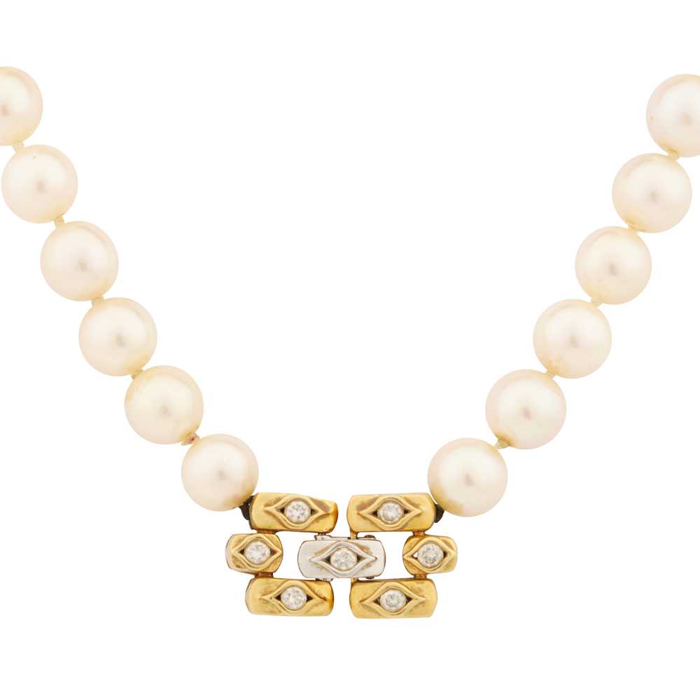 Lot 83 - J. Köhle Ι A single strand pearl choker necklace, circa 1996