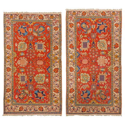 Lot 32 - A pair of antique Tabriz rugs, north-west Persia