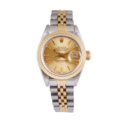 Lot 130 - Ladies' Rolex Oyster Perpetual 'Datejust' Bracelet Watch