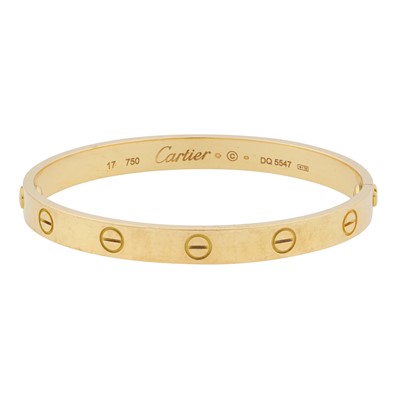 Lot 257 - Cartier Ι A 'Love' bracelet
