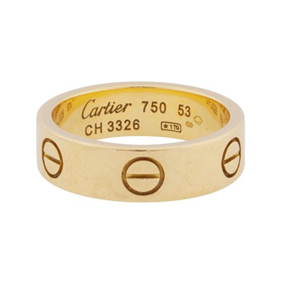 Lot 256 - Cartier Ι A 'Love' ring