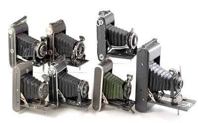 Lot 397 - Group of 7 Folding Cameras.