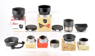 Lot 209 - A Good Group of Leica Lens Hoods.