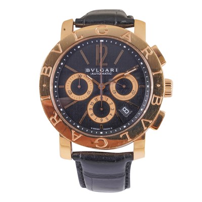 Lot 55 - Men's Bvlgari 'Bvlgari 42' Chronograph Wristwatch