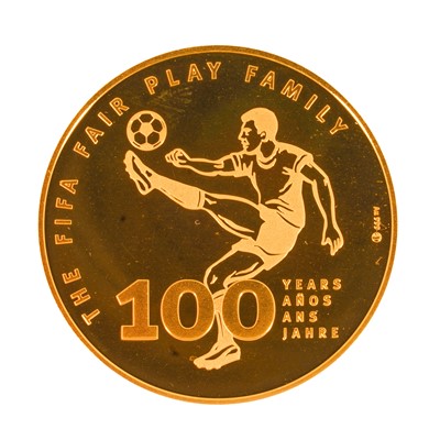 Lot 97 - FIFA Centennial Commemorative Gold Medallion